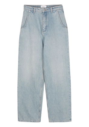 Bally logo-patch straight jeans - Blue