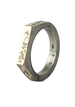 Parts of Four Sistema gold-plated ring - Silver