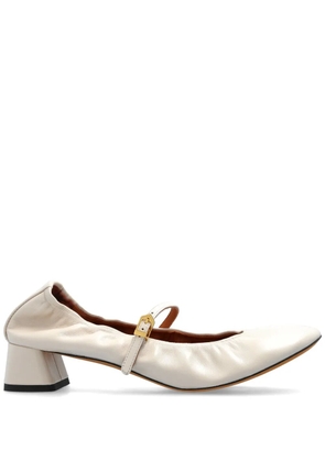 Lanvin 40mm leather pumps - Neutrals
