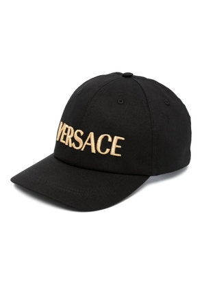 Versace logo-embroidered baseball cap - Black