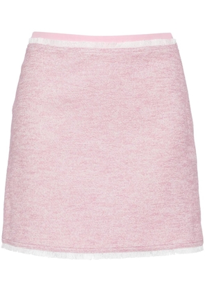 Juun.J high-waisted tweed miniskirt - Pink