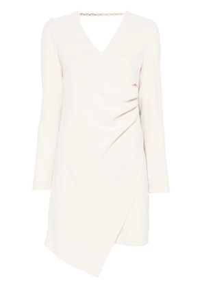 TWINSET Oval T-chain mini dress - Neutrals