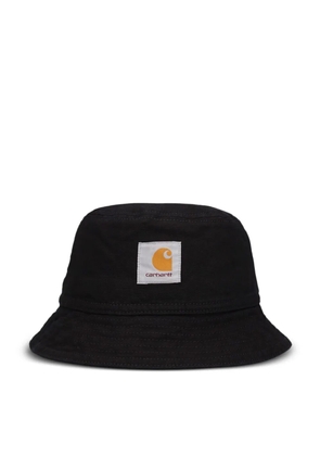 Carhartt WIP logo-patch cotton hat - Black