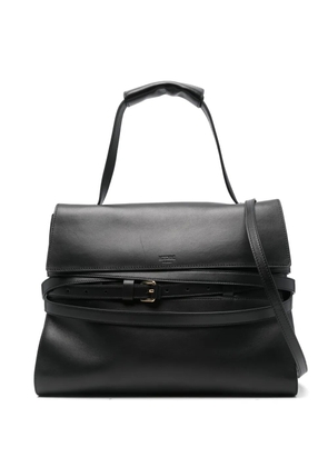 Moschino medium Tie Me tote bag - BLACK