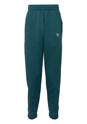 Maison Kitsuné bold fox head patch comfort jog pants - Blue