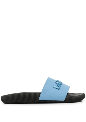 Lanvin Arpège logo-embellished slides - Blue