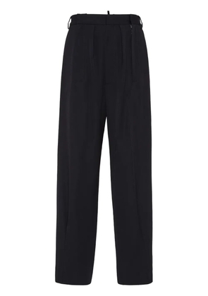 DSQUARED2 virgin wool straight-leg trousers - Black