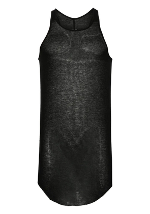 Rick Owens Basic fine-ribbed tank top - Black