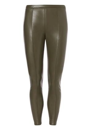 Philosophy Di Lorenzo Serafini faux-leather skinny trousers - Green