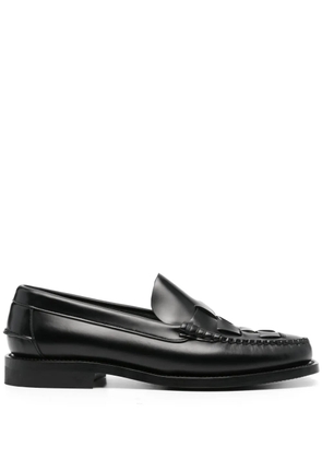 Hereu Nombela interwoven leather loafers - Black