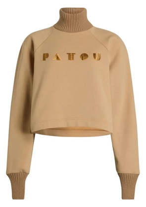 Patou Art Deco sweatshirt - Neutrals