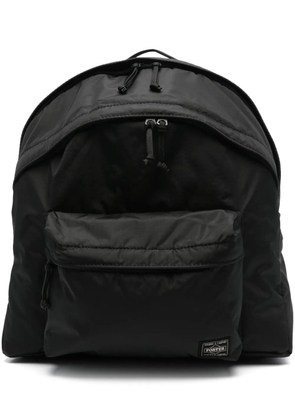Porter-Yoshida & Co. logo-patch ripstop backpack - Black
