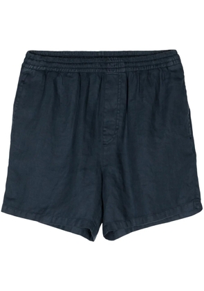 ASPESI drawstring hemp shorts - Blue