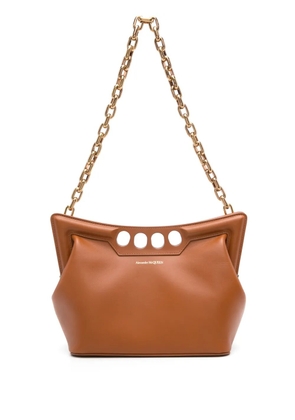 Alexander McQueen small The Peak shoulder bag - Brown