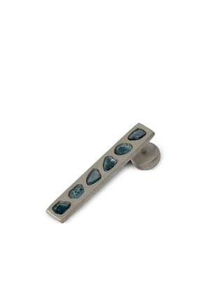 Parts of Four embellished plate earring - Silver