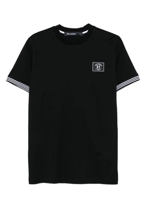 Karl Lagerfeld logo-patch T-shirt - Black