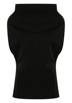 ALAINPAUL tailored wool top - Black