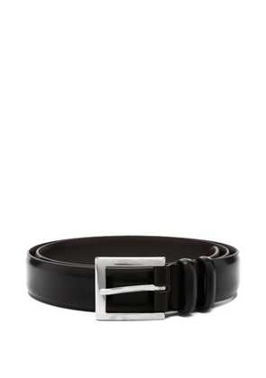 Orciani leather buckle belt - Brown