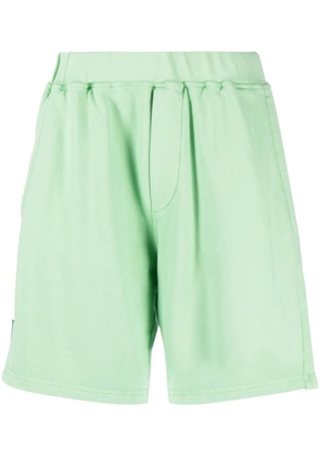 DSQUARED2 logo-print cotton shorts - Green