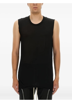 Rick Owens crew-neck tank-top - Black