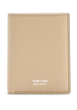 TOM FORD T-Line leather wallet - Neutrals