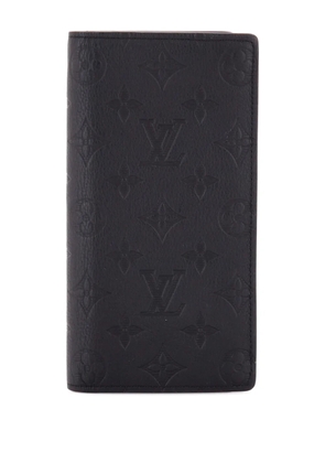 Louis Vuitton Pre-Owned Brazza Wallet Monogram Shadow Leather small wallets - Black