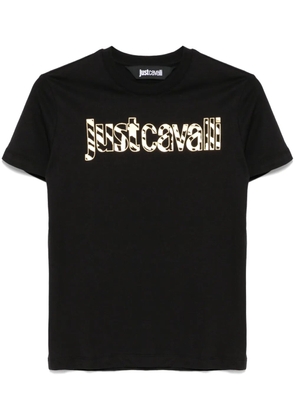 Just Cavalli logo-print T-shirt - Black