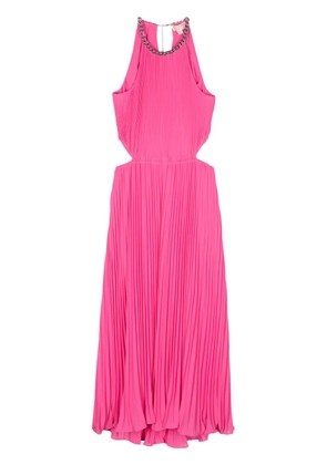 Michael Michael Kors plissé midi dress - Pink