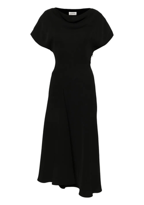 P.A.R.O.S.H. flared cady maxi dress - Black