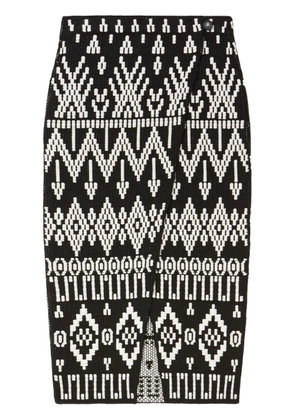 Alanui Jungle Beat skirt - Black