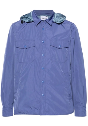 ASPESI lightweight hooded jacket - Blue