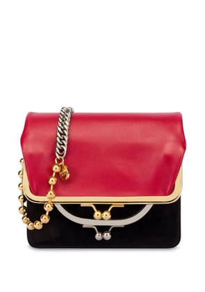 Moschino double layer shoulder bag - Red
