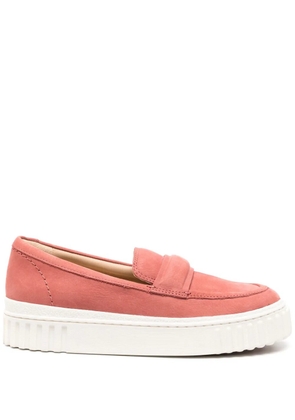 Clarks Mayhill Cove nubuck loafers - Pink