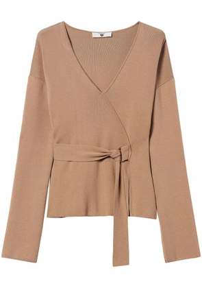 TWINSET wrap blouse - Brown