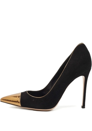 Gianvito Rossi leather pointed-toe pumps 10.5 - Black