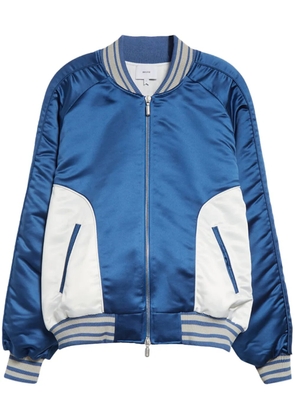RHUDE Chamonix ski souvenir bomber jacket - Blue