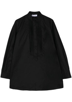 Dice Kayek pleat-detail cotton blouse - Black