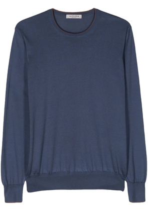 Fileria fine-knit jumper - Blue