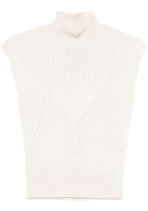 Rick Owens high-neck vest - Neutrals