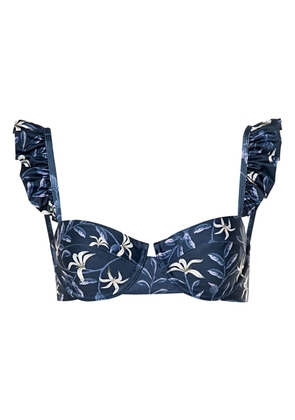 Agua By Agua Bendita Kiwi Café bikini top - Blue