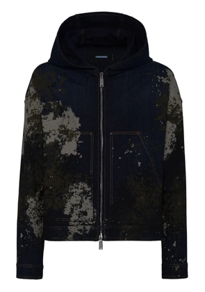 DSQUARED2 denim hooded jacket - Blue