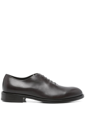 Canali leather oxford shoes - Brown