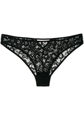 Gilda & Pearl Emilia lace briefs - Black