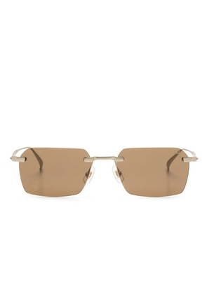 Dunhill rectangle-frame sunglasses - Gold