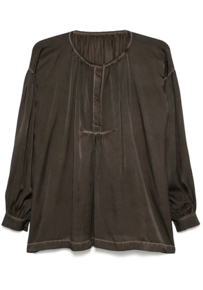 Uma Wang Tillie blouse - Brown