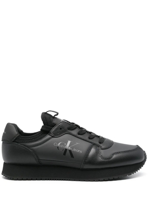 Calvin Klein Jeans leather sneakers - Black