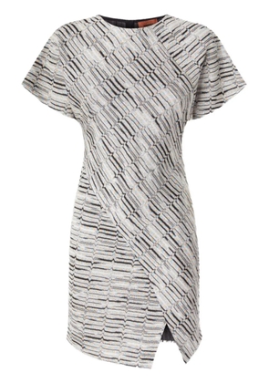 Missoni wrap mini dress - White