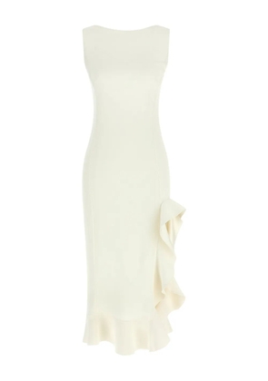 PINKO ruffled dress - White