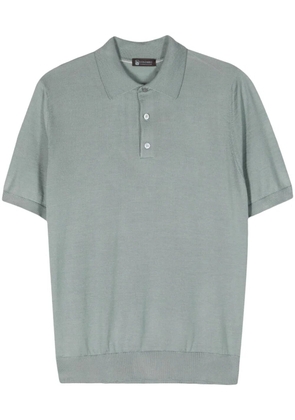 Colombo cashmere-blend polo shirt - Green