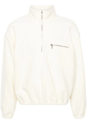 Rier high-neck fleece sweatshirt - Neutrals